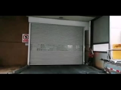 Linear Door Panel Aluminum Alloy Fast Roll up and Shutter Spiral Security Garage Door