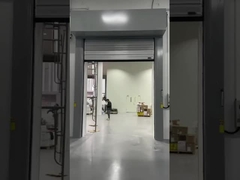 Linear Door Panel Pattern Aluminum Alloy Fast Rolling up and Shutting Door for JTM-D01