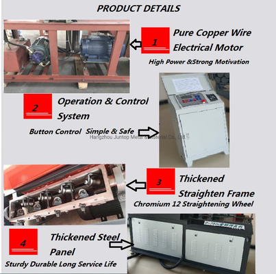 Industrial Rebar Straighten and Cutting Machine for 2500*800*1350mm Bars
