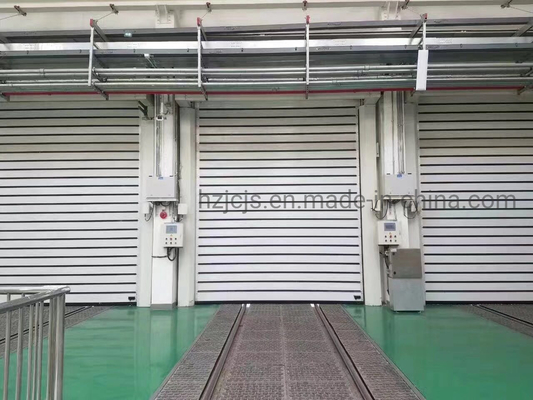 40mm Thickness Rapid Roll up Spiral Security Garage Door for -35 to 65 Celsius Degree