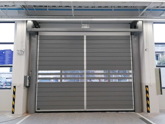 IP55 Protection Class Aluminum Alloy Spiral Security Door for Extreme Temperatures