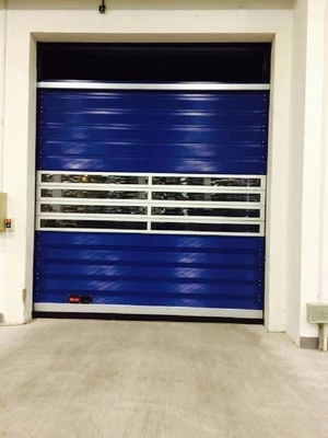 High Speed Rolling up Fast Roller Shutter Spiral Warehouse Door with 40mm Thickness