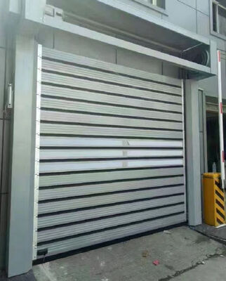 High Speed Automatic Rolling Shutter Door with Fire Proofing Wind Resistance Beaufort 12 and IP55 Protection