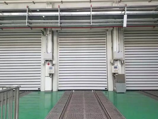Automatic Roller Shutter Door with Fire Proofing and High Speed Opening Customized Model for Industrial Use