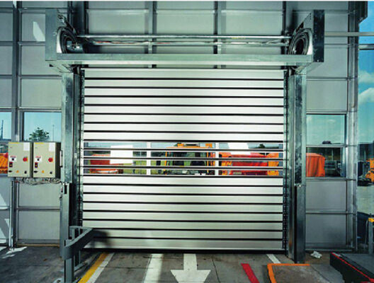 Fire Proofing Automatic Roller Shutter Door with Servo Motor and Customized High Speed Security Garage Door
