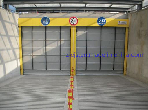 Aluminum Alloy High Speed Rolling Shutter Door with Fire Proofing and Customized Model for Logistics Centers