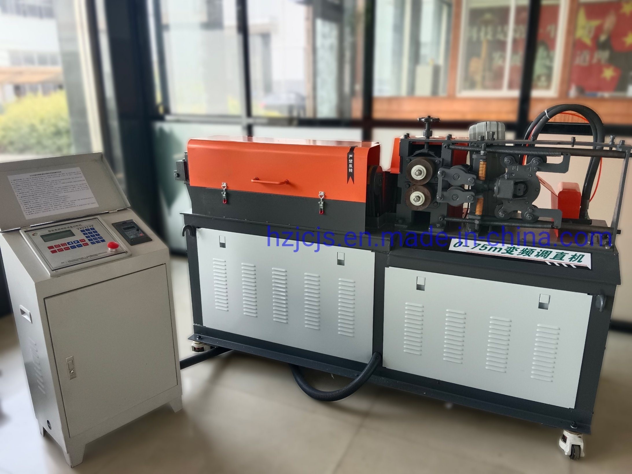 Fast Straightening and Cutting Machine for 5-12mm Coil Steel 1400*590 ...